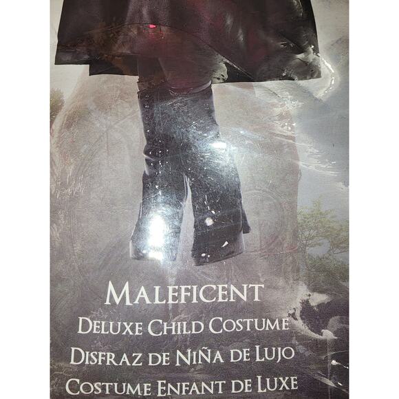 Maleficent Child Costume Size Large 10-12 - Picture 3 of 4